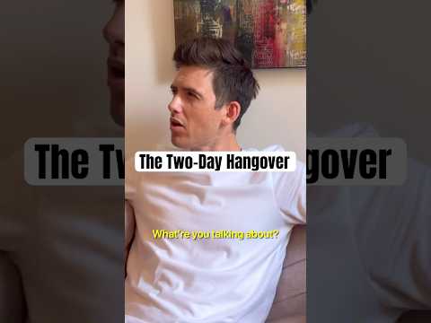 The Two-Day Hangover. #comedy #party #hangover #skit #sketchcomedy #comedian #shorts