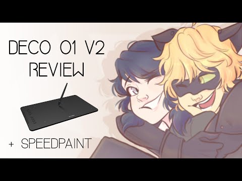 My first review! | XP-Pen Deco 01 v2 Review + Marichat Speedpaint