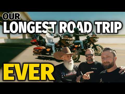 Leaving for our LONGEST ROAD TRIP EVER! | Cross-Country Harley Trip