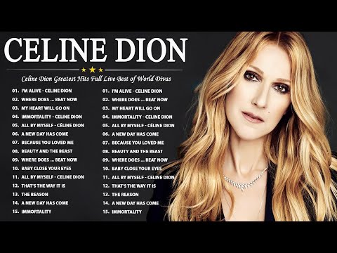 Best Songs of World Divas - Celine Dion Hits Songs 2024 - Greatest playlist Songs Celine Dion