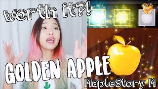 MapleStory M RANK S GOLDEN APPLE NEW GACHAPON SYSTEM SCAM OR NOT?! (10+1) | Julynnlau