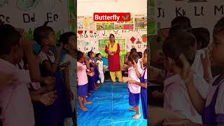 Butterfly 🦋 song #anganwadi children #preschool #icds