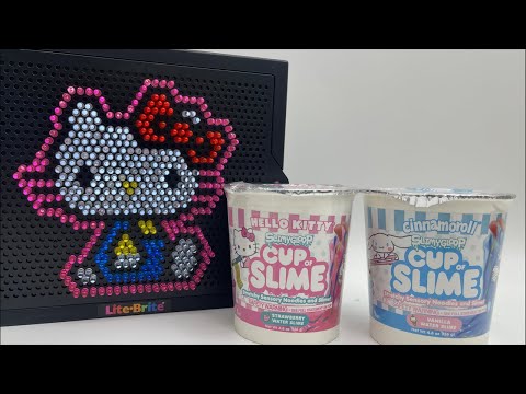 Let’s play with Hello Kitty Slime!