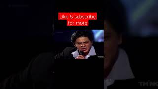 sharukh khan speech #shorts #shortsvideo #youtubeshorts