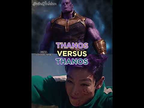 Thanos vs Thanos #movie #comicbooks #marvel #netflix #avengers #squidgame