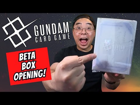 WE PULLED IT! Gundam Card Game Game Beta Box Opening!