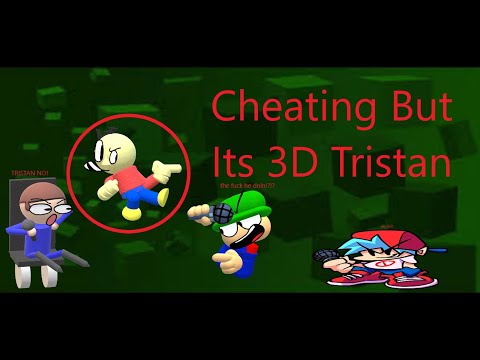 FNF | Vs. Dave And Bambi | Cheating But Its 3D Tristan