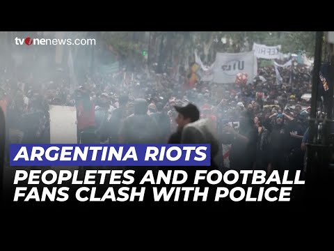 Argentine Retirees and Football Fans Clash With Police Over Efficiency | OneNews Update