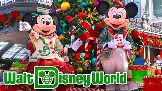 Mickey's Once Upon a Christmastime Parade 2024 - Christmas Parade at Walt Disney World [4K POV]