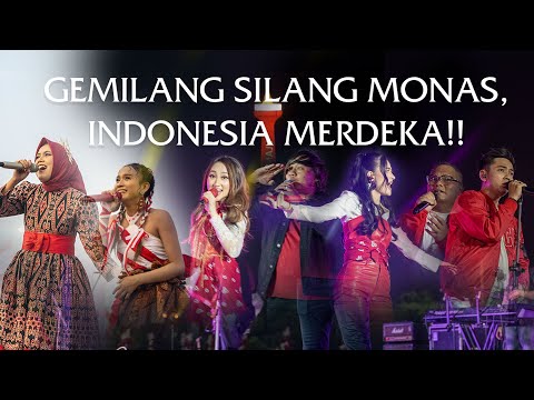 17 Agustusan di Monas! Angkasa, Luvia, Hesty Klepek Klepek, Sandrina, Ligea, Badai & Inas Hafizhah