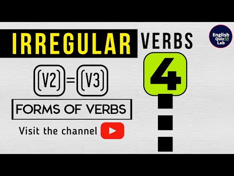 Verbs (V2 = V3) -4