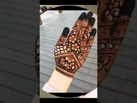 Outlin ✨ Mehndi Design Front and back ✨ hand mehndi design latest #mehndidesign #handmehndi #henna