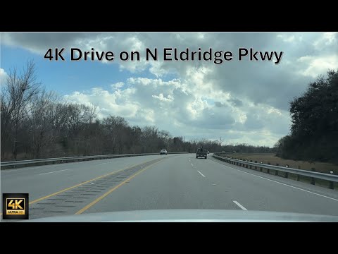 Driving on N Eldridge Parkway: Exploring Houston's Scenic Route | Drive Time #4k #drivers #texas