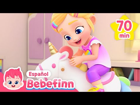 🦄🌈Te Amo, Unicornio Arcoíris + más | Canciones Infantiles | Bebefinn en español