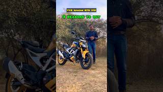 TVS Apache RTR 310 - 3 Reasons to BUY, 2 Reasons to AVOID | BikeWale #shorts