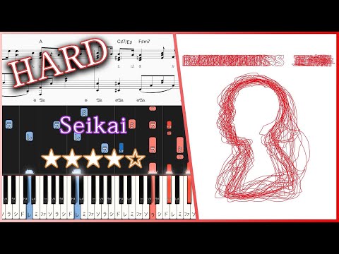 Seikai - RADWIMPS - Hard Piano Tutorial + Sheets【Piano Arrangement】