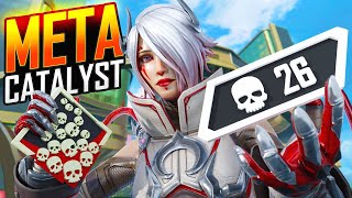 Destroying Lobbies with Catalyst 26 KILLS and 6,9K Damage Apex Legends