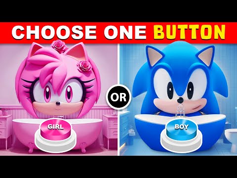 Choose One Button! 😱 BOY or GIRL Edition 🔵🔴 QuizZone