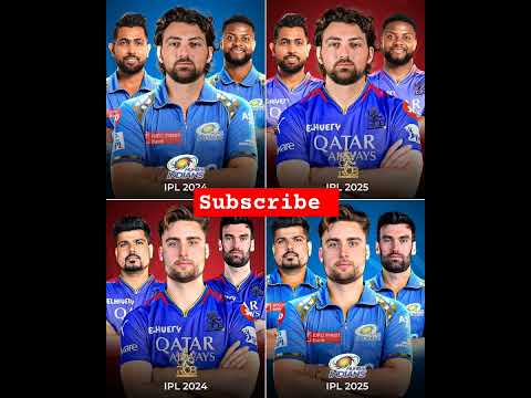 Mumbai Indians Squad and RCB RETAIN IPL AUCTION 2025 #csk #rcb #kkr #mi #iplauction