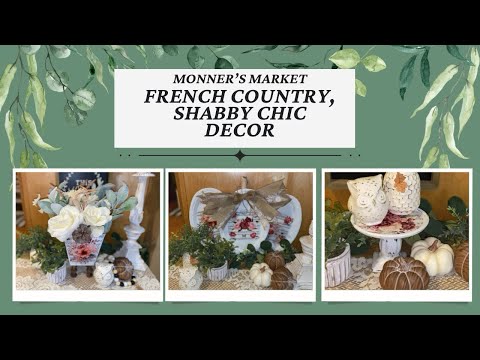 French Country Shabby Chic Decor#monnersmarket #frenchcountry #shabbychic #highend #easydiy #diy