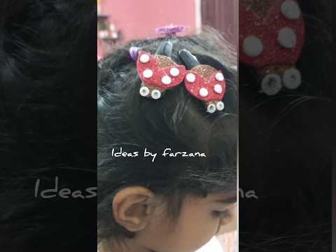 ladybug hairpin#diyhairpin #diyaccessories  #artandcraft #hairpin #shorts #foamarinsheet #foamsheet