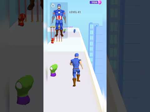 Mashup hero level 41 #shorts #captainamerica #gaming