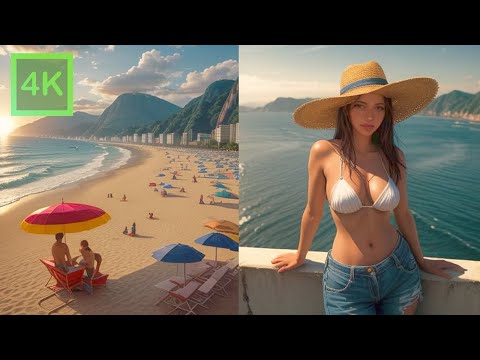 Rio de Janeiro, BRAZIL — Copacabana Walking Tour 4K (Narrated)  🇧🇷