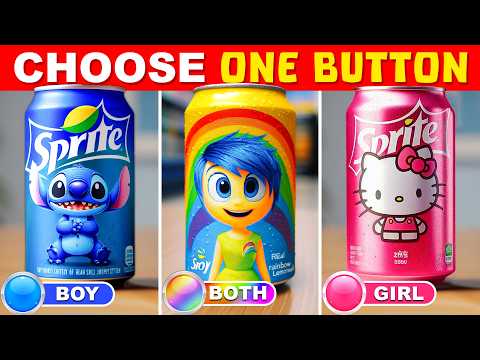 Can You Choose One Button...? GIRL or BOY or BOTH Edition 💙❤️🌈 QuizZone