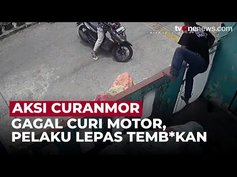 Panik Tertangkap Basah, Pencuri Motor di Sunter Kabur dan Lepaskan Temb*kan | OneNews Update