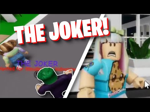 CHASED BY THE JOKER in Roblox Brookhaven 🏡RP