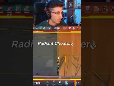 HACKS ACTIVATED 🤯 Top Radiant - valorant live streamer gameplay highlights daily clips edit shorts