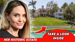 Angelina Jolie's $37 Million Hollywood Mansion | House Tour 2025