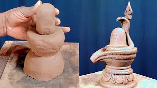 Mitti se shivling banane ka sabse asan tarika , how to make shivling with clay making easy process