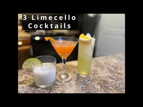 How to Make 3 EASY Limecello Cocktails!