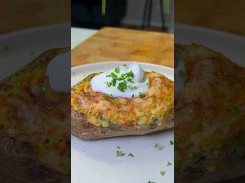 Best Ever Vegan Double Baked Potatoes 🥔✨ | Ultimate Cheesy & Creamy Recipe!