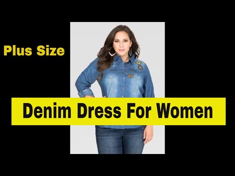 Top 25 Plus Size Denim Dress For Women|Fashion World