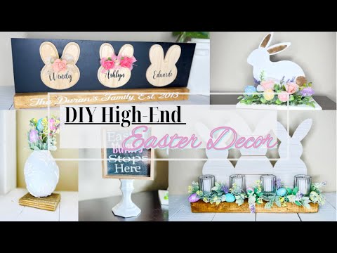 DIY Easter Dollar Tree | DIY Dollar Tree Easter Decor 2022 | Easter Farmhouse Decor Ideas