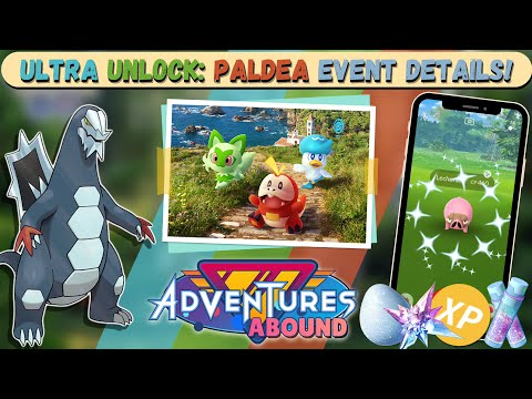 ULTRA UNLOCK: PALDEA EVENT DETAILS in Pokémon Go!