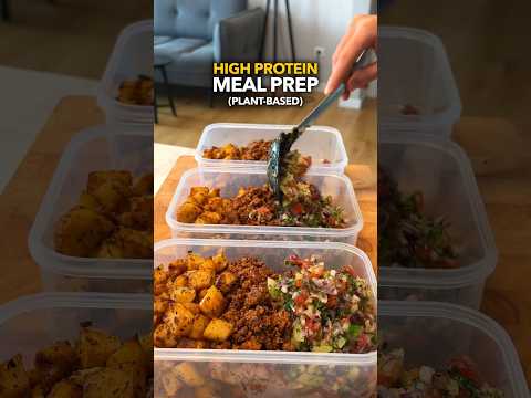 High Protein Taco Meal Prep - Plant-based