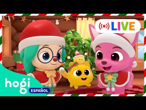 【LIVE🔴】🎄Canciones Infantiles de Navidad☃️ Feliz Navidad con Hogi | Villancicos | Colores para Niños