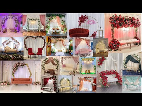 Latest Engagement Decoration Ideas l Stage Decoration For Wedding l Wedding Decoration ideas...