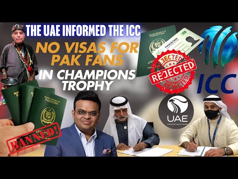 UAE has informed the ICC that it will not grant visas to Pak fans in Champions Trophy hybrid model🤣