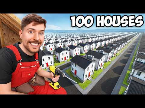 I Built 100 Houses And Gave Them Away!