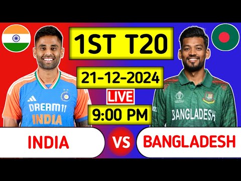 India Vs Bangladesh 1st T20 Live Score