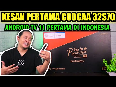 Unboxing & Review Android TV Coocaa 32S7G Android 11 Pertama di Indonesia