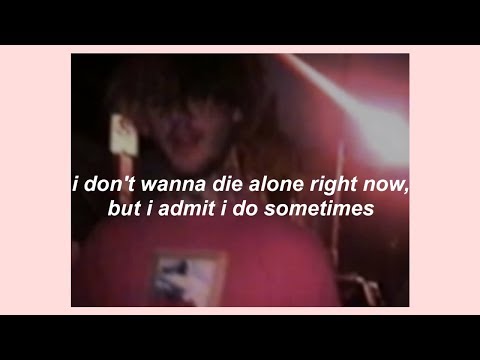 ☆lil peep☆ // the song they played [when i crashed into the wall] (lyrics) ♡