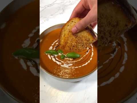 The Best Vegan Roasted Tomato Soup (Easy + Creamy!)