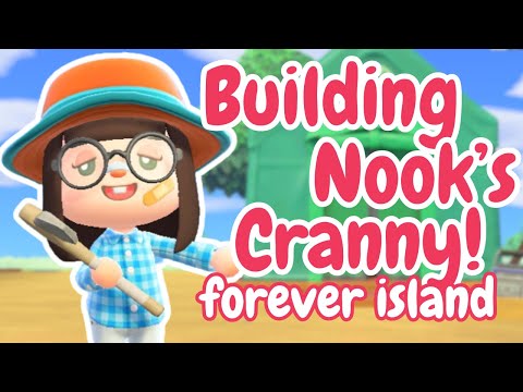 Forever Island! Building Nook's Cranny and Finding Villagers! | ACNH