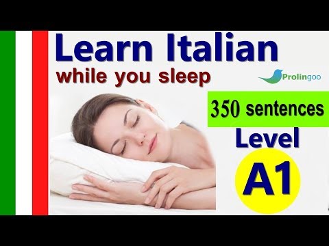 Learn Italian While Sleeping | Learn ALL Basic Phrases level A1