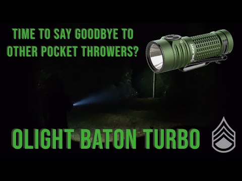 Olight Baton Turbo - The Only Pocket Thrower You Need?!